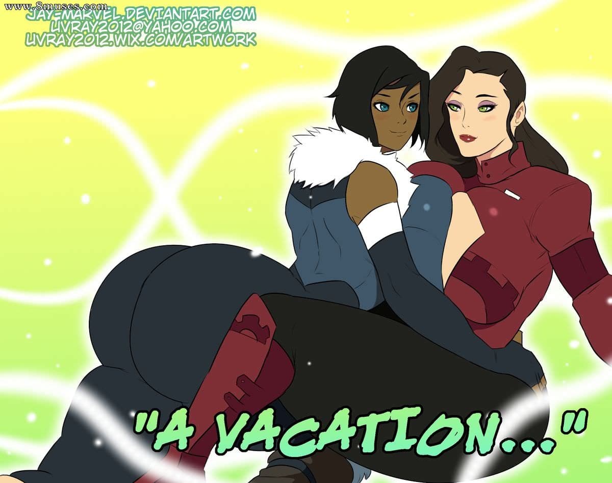 Korra the busty lesbian of the kingdom cover