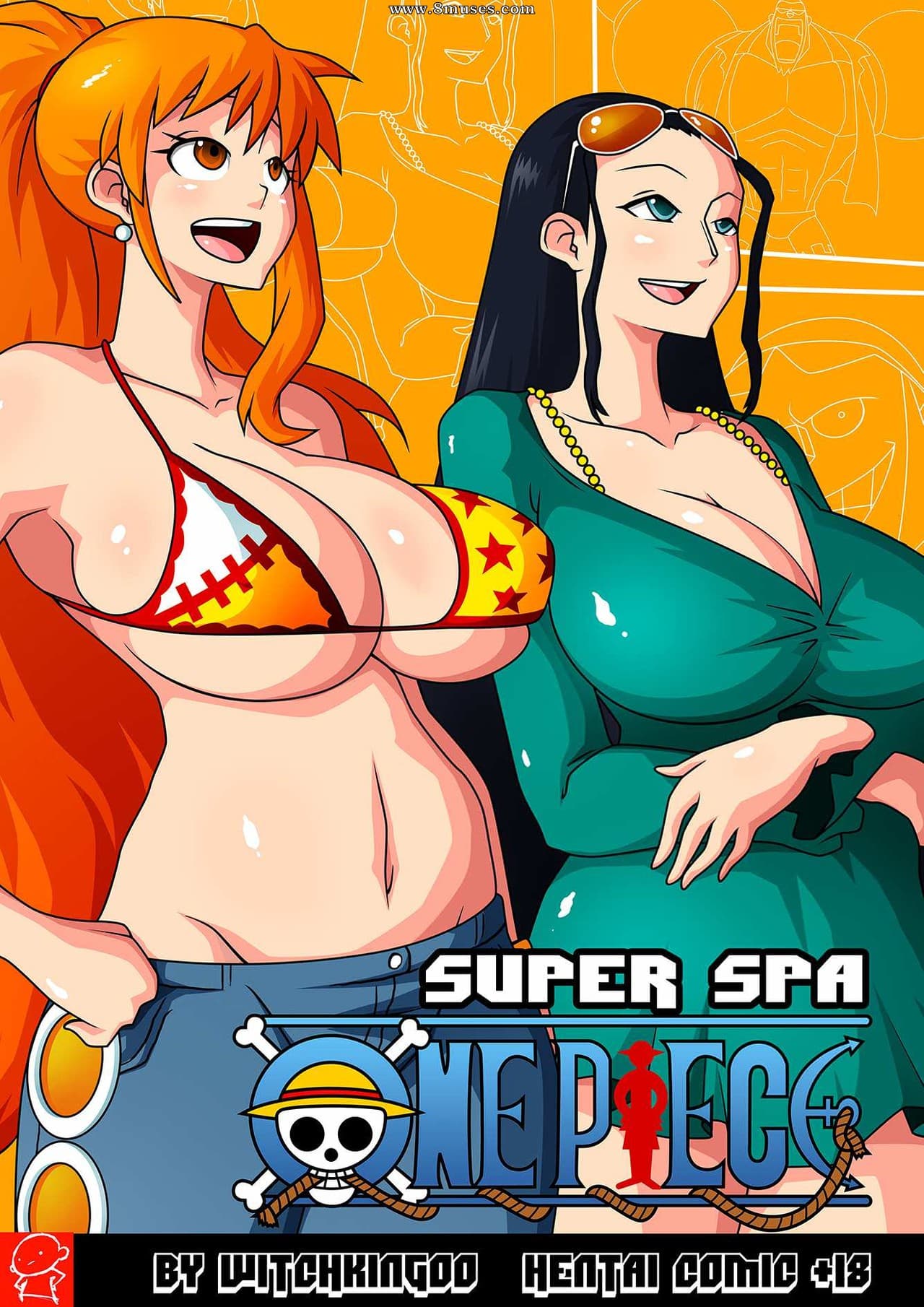 One Piece hentai Luffy and Nami fucking cover
