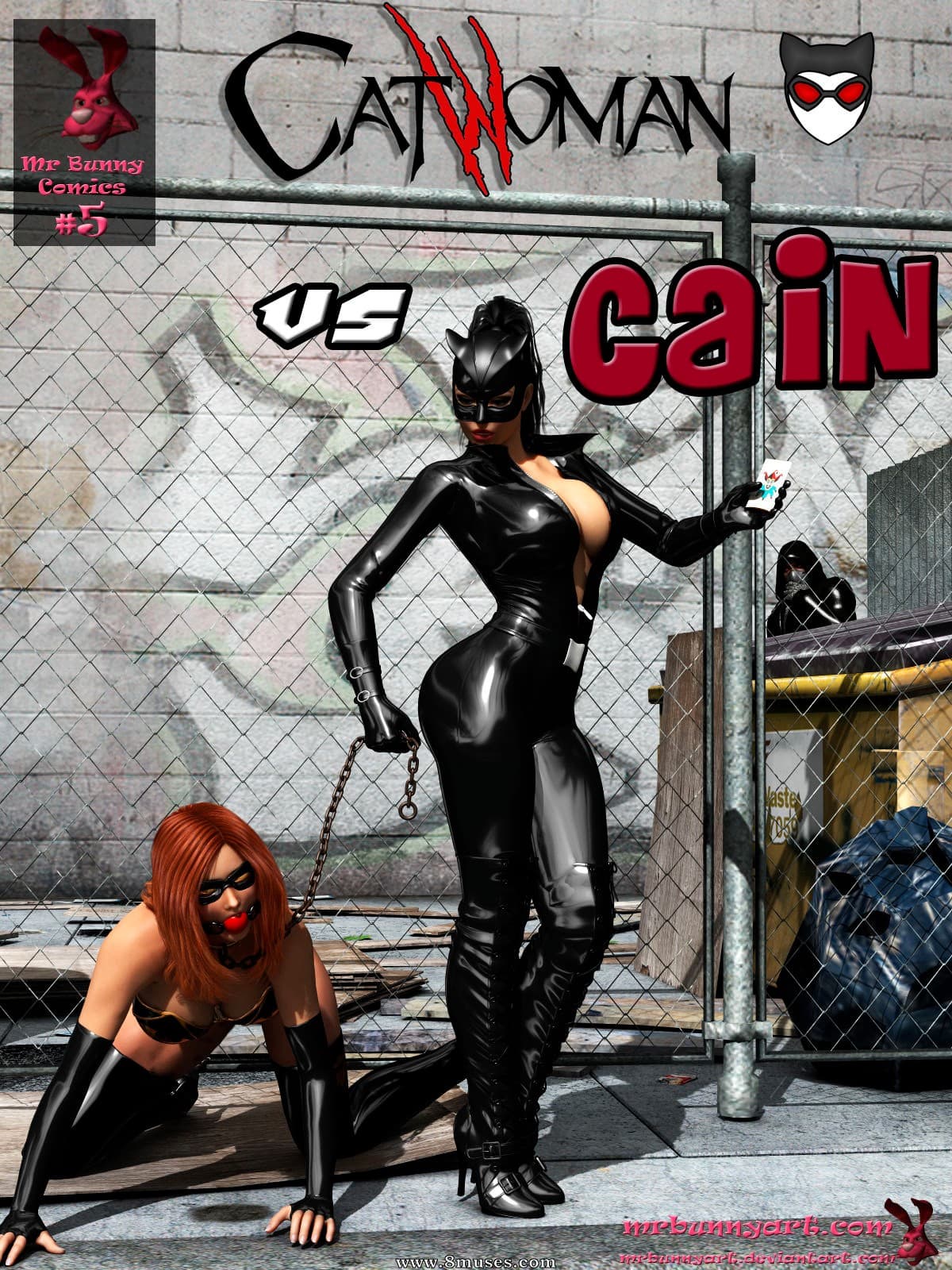 CatWoman vs Cain cover