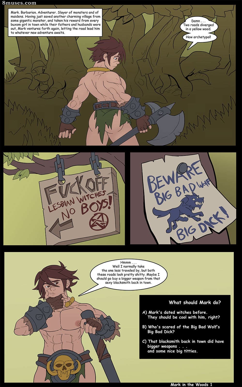 CYOA - Mark in the Woods cover