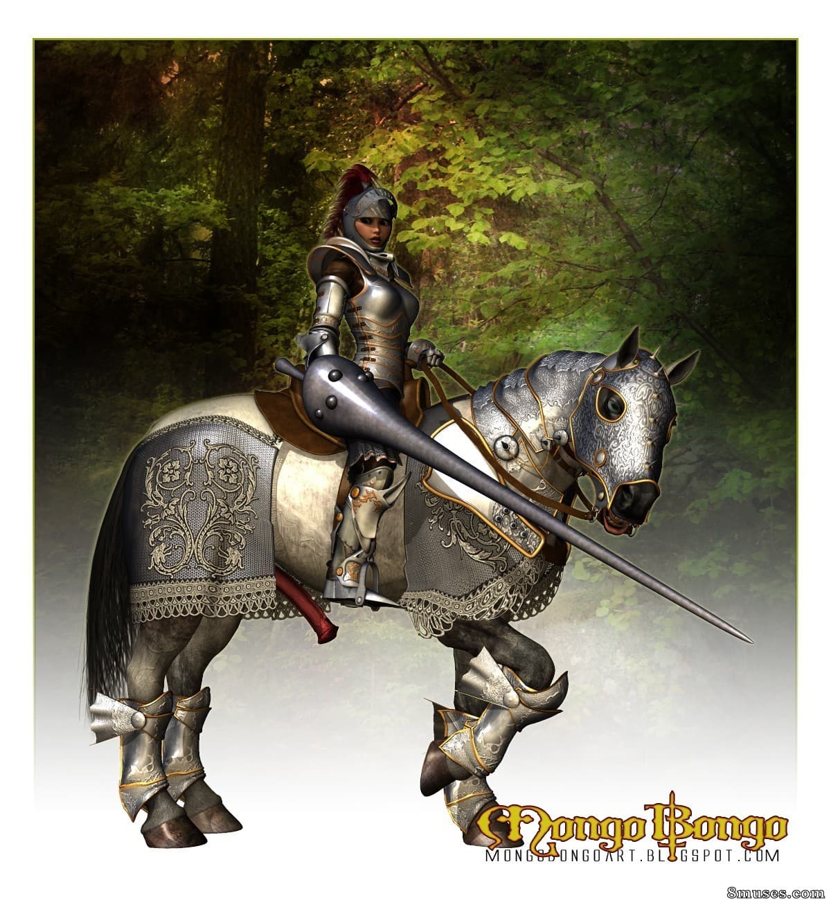 Arthurian or Bretonnian Knight cover