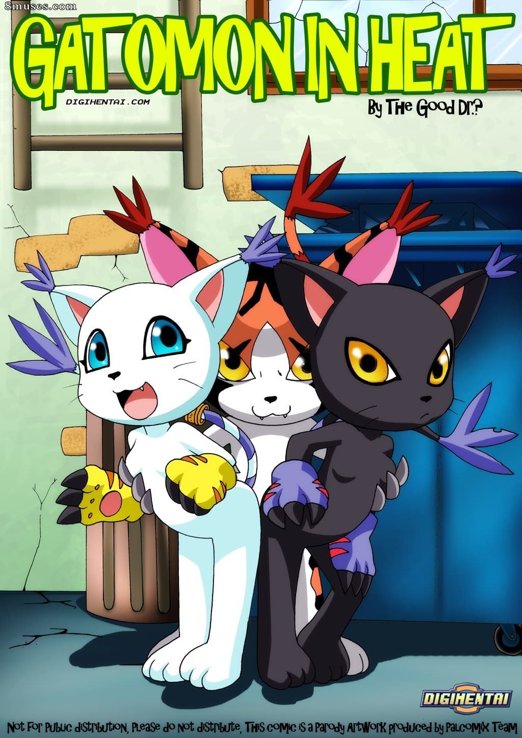 Gatomon in heat cover