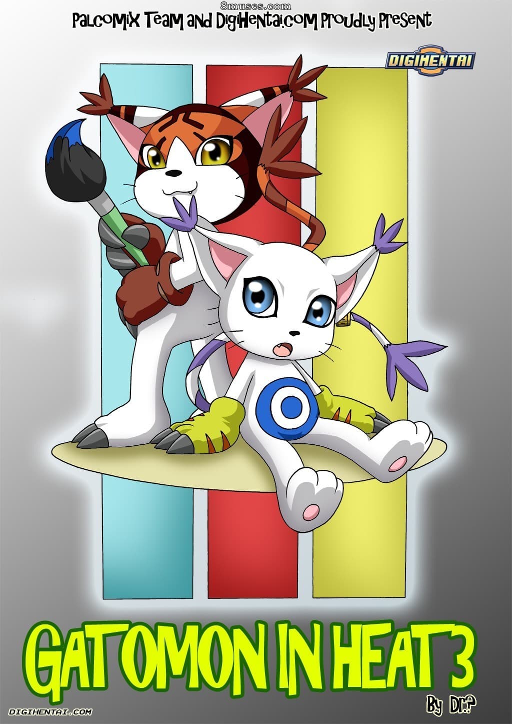 Gatomon in heat 3 cover