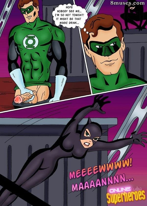Catwoman fucks the Green Lantern cover