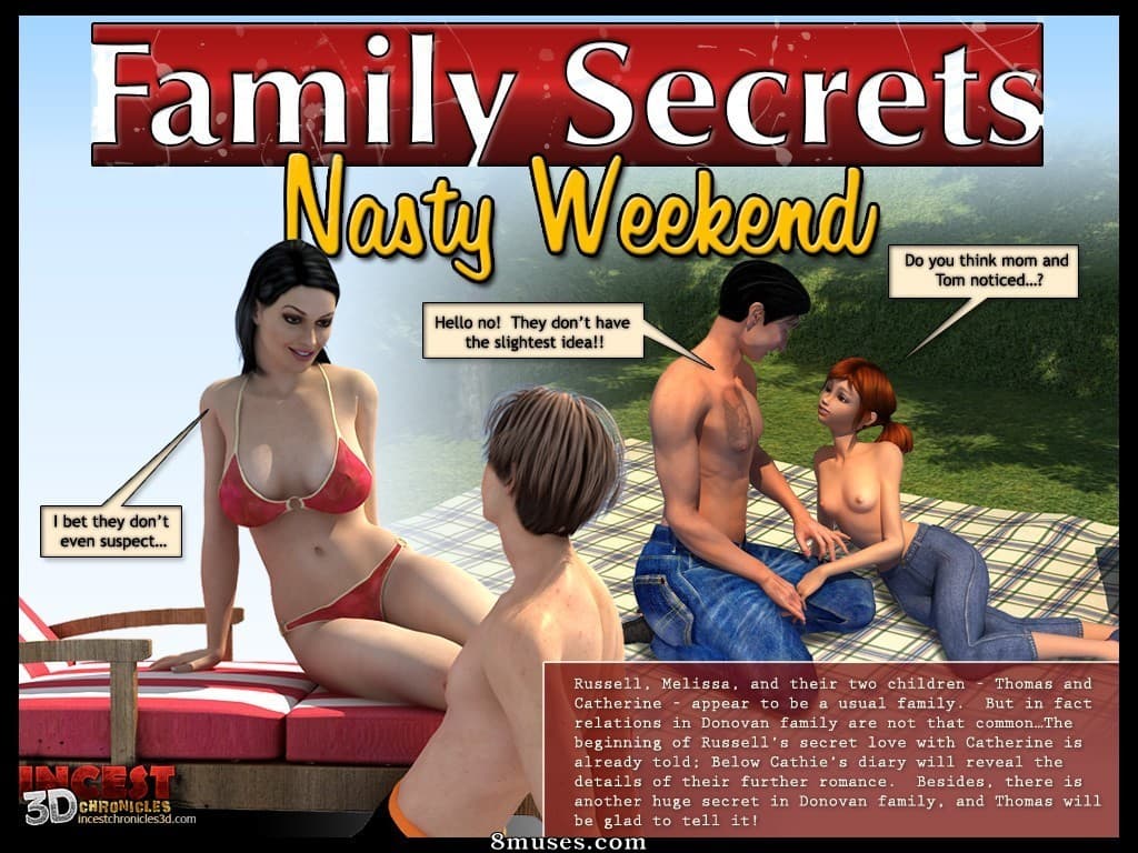 Family Secrets. Nasty Weekend cover