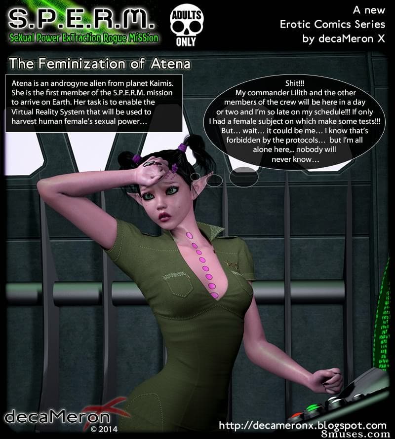 S.P.E.R.M. - The Feminization of Atena cover