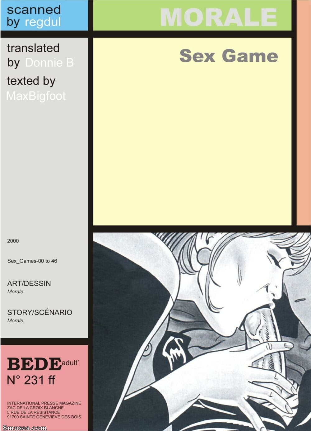 Sex game cover