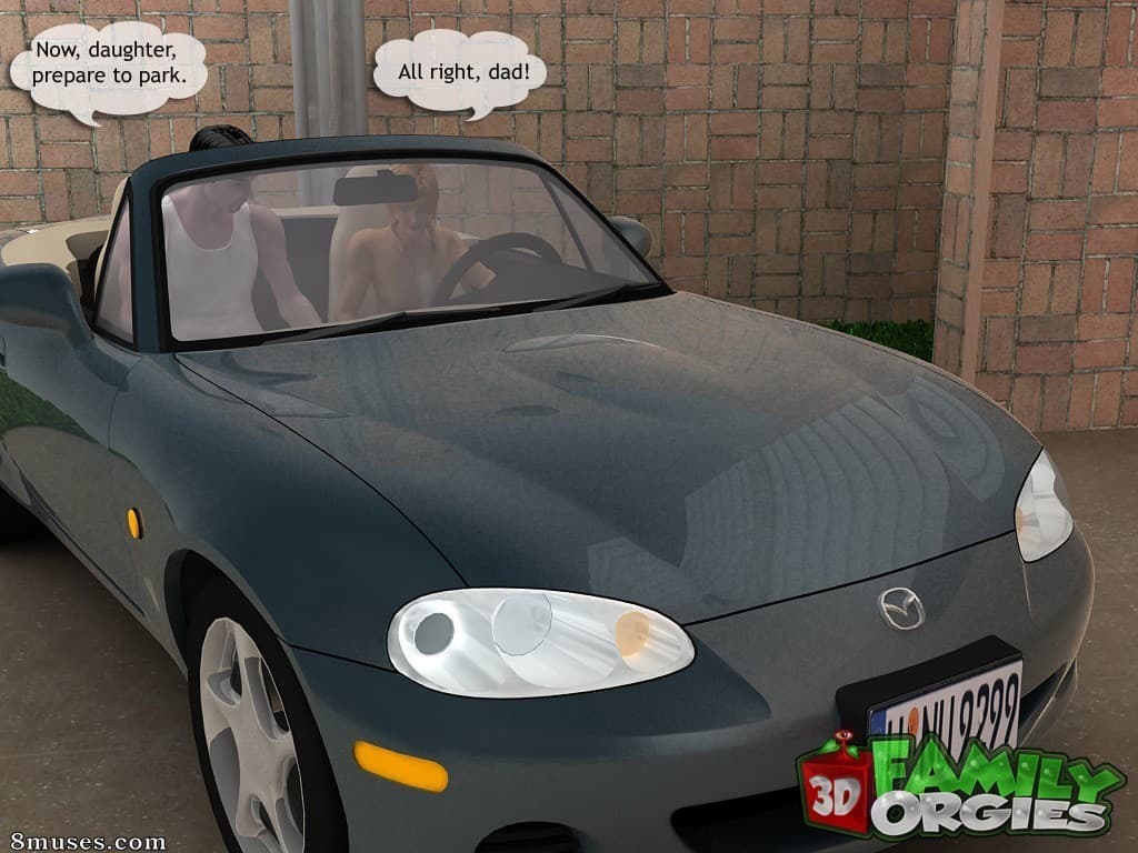 The daddy fuck a daughter in garage cover