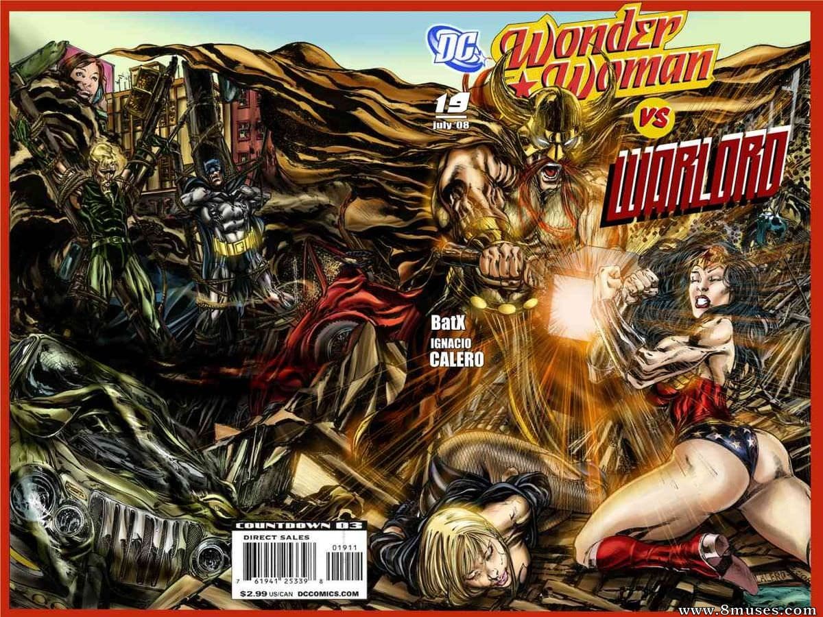 Wonder Woman vs Warlord cover