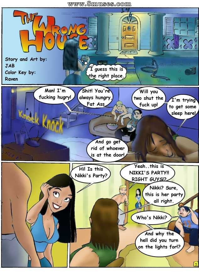Wrong House Jab Comics - Wrong House - 8muses Comics - Sex Comics and Porn Cartoons