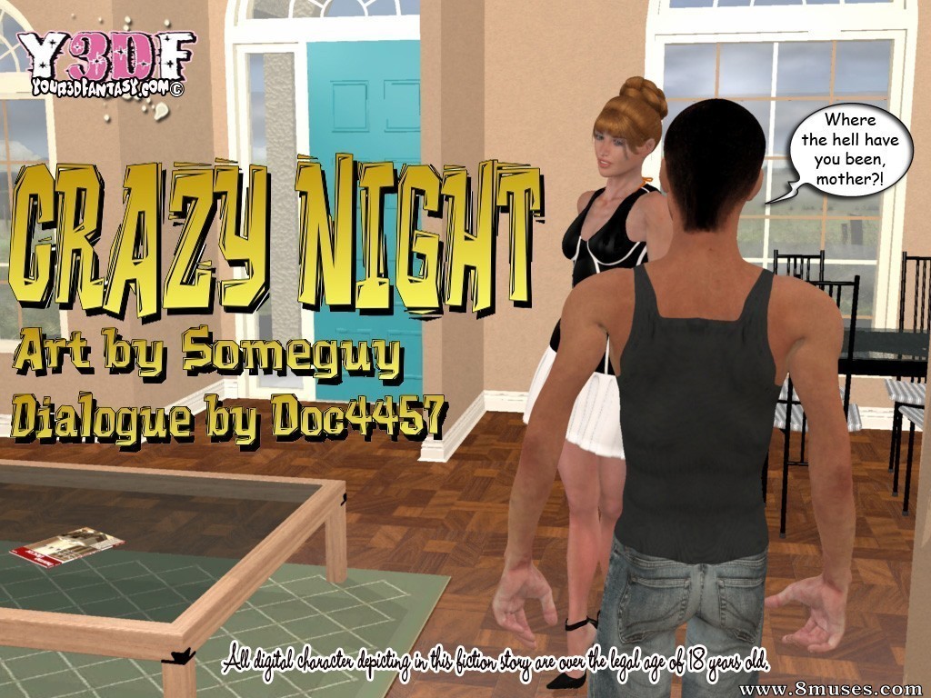 Crazy Night Issue 1 - 8muses Comics - Sex Comics and Porn Cartoons