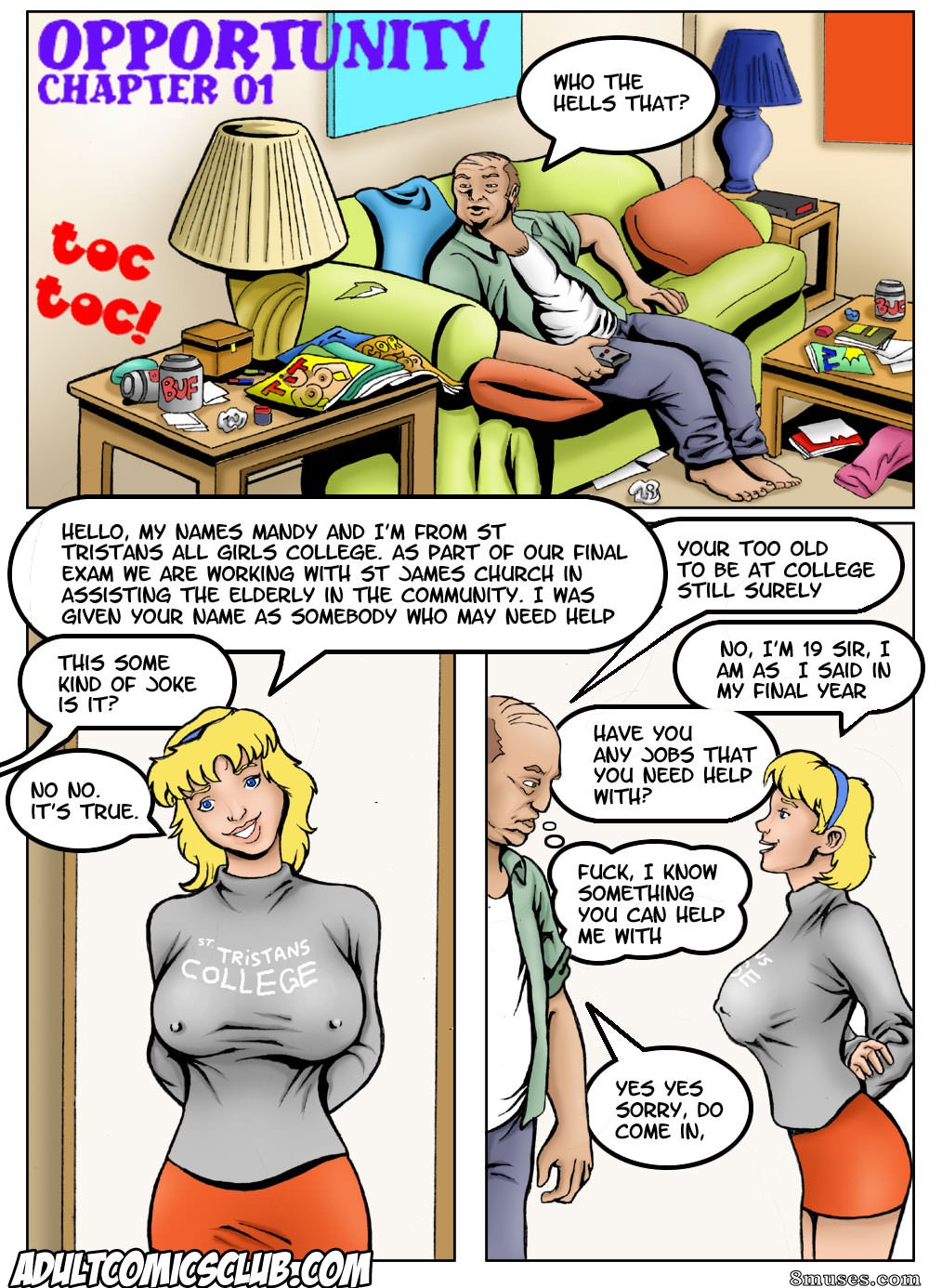 Old Comic Book Porn - Old Mans Opportunity - 8muses Comics - Sex Comics and Porn Cartoons