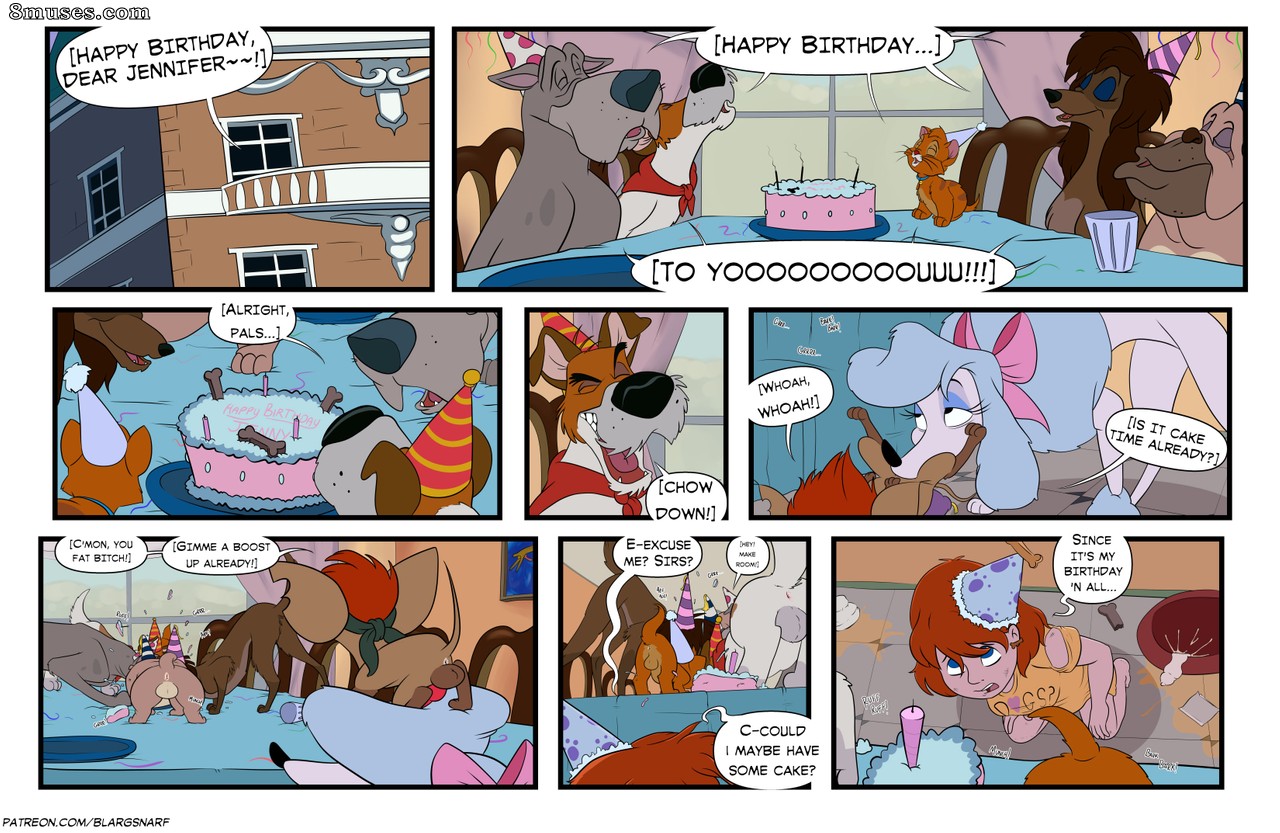 Birthday Girl - Oliver & Company - 8muses Comics - Sex Comics and Porn  Cartoons