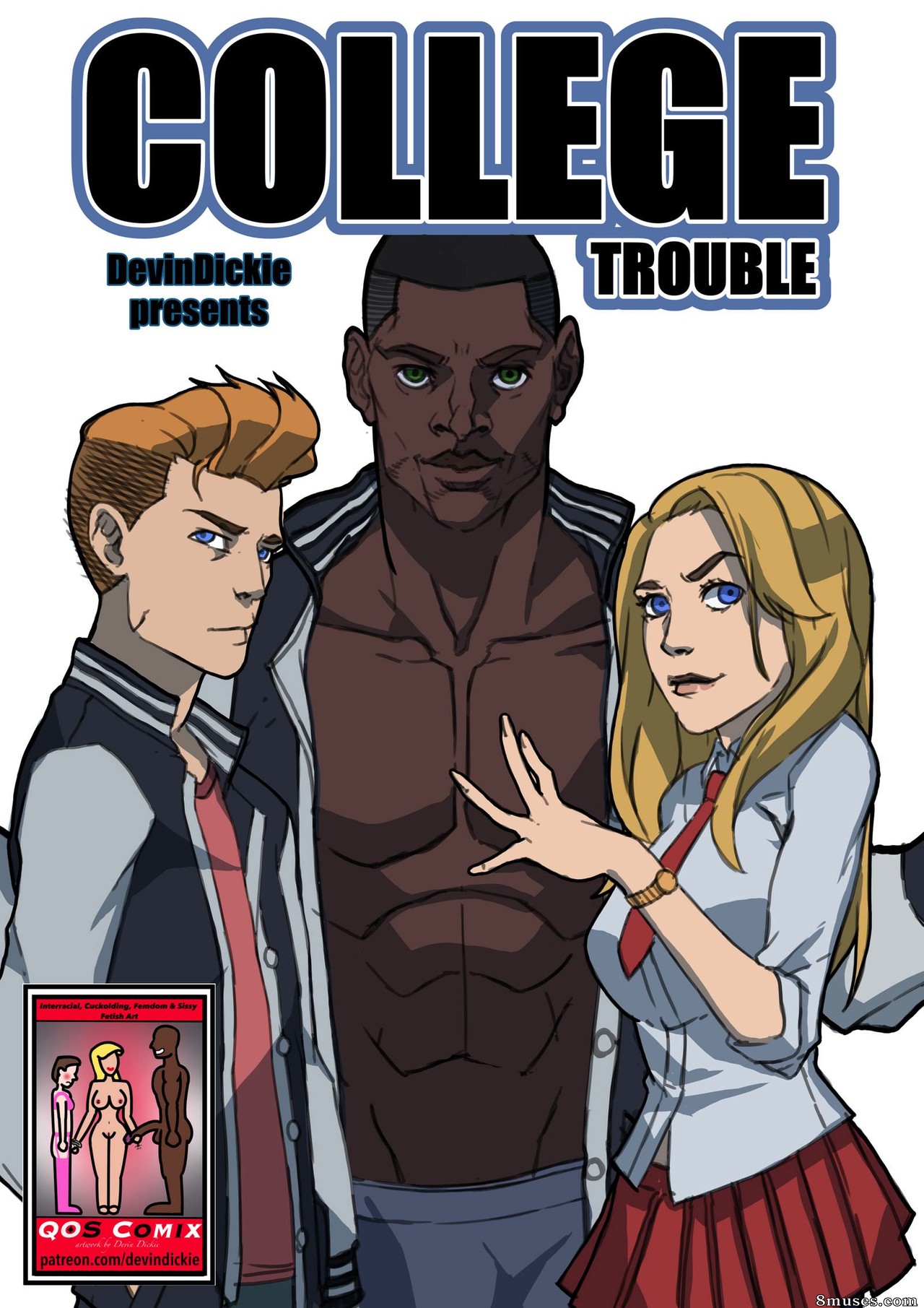 Interracial Sex Fetish Cartoons - College Trouble Issue 1 - 8muses Comics - Sex Comics and Porn Cartoons
