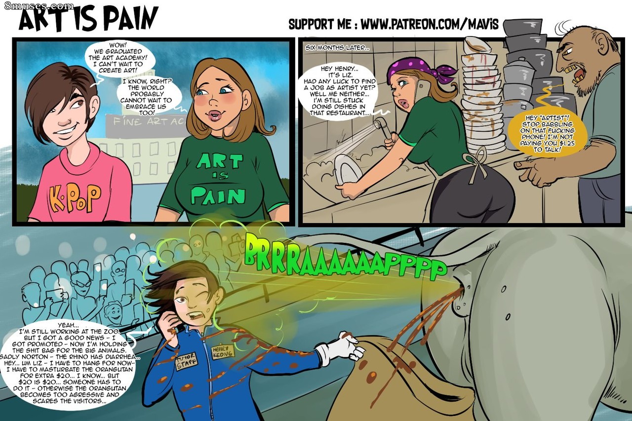 Pain porn comics
